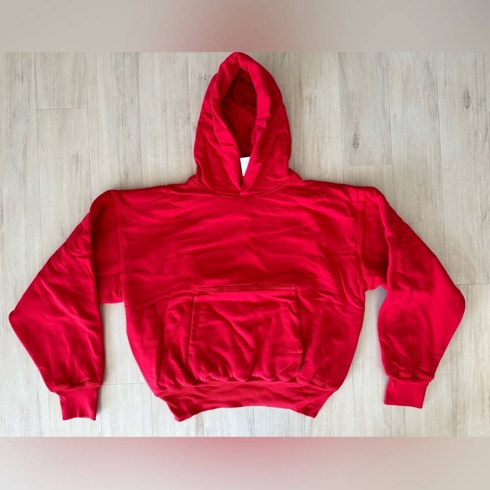 NWY YZY x Gap Red Hooded Sweatshirt
